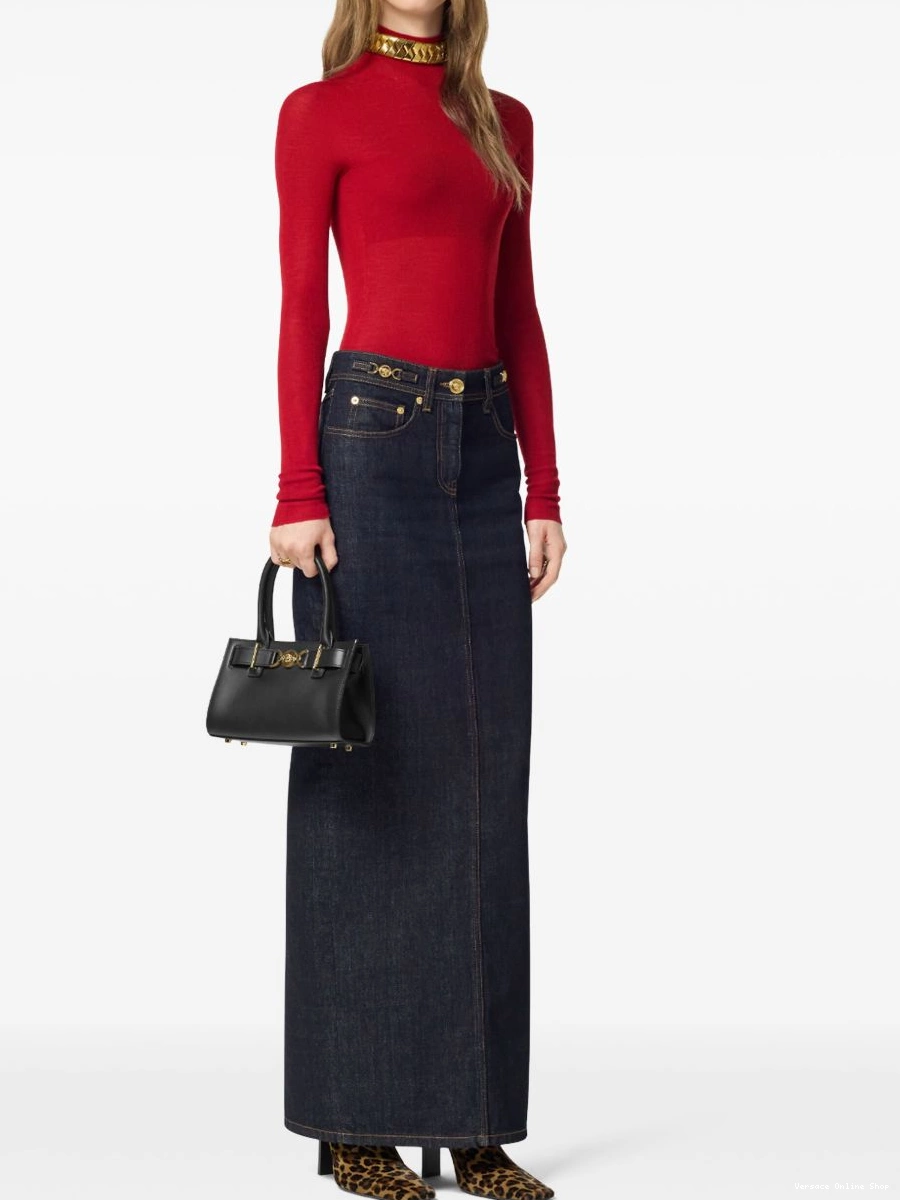 Affordable wool Women ribbed-knit top Versace 0805